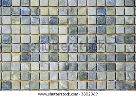 Kitchen back-splash. Marble tiles pattern and background