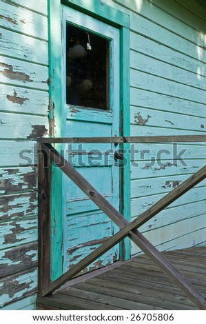 Old rustic western cabin