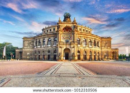 Similar – Foto Bild Deutschland, Sachsen, Dresden, Theaterplatz,