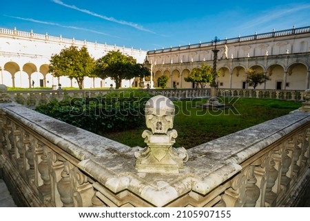 Naples Campania Italy. The Certosa di San Martino Charterhouse of St. Martin is a former monastery complex, now a museum, in Naples,, Italy Stok fotoğraf © 