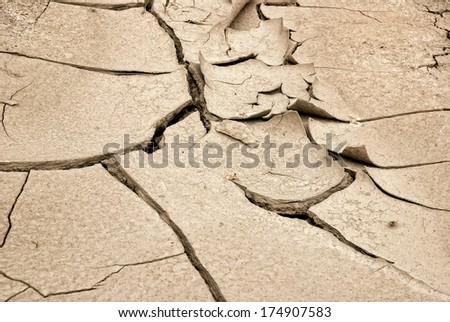 Similar – Image, Stock Photo Nice cracked mud dryness