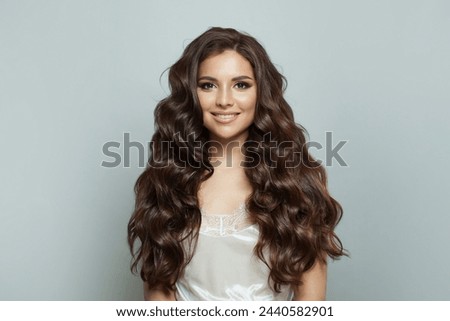 Similar – Image, Stock Photo Pretty Woman Portrait Looking Into Camera