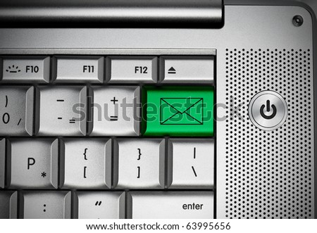 Green email button