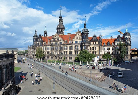 Dresdner Residenzschloss (Dresden Castle), Germany Stock Photo 89428603 ...