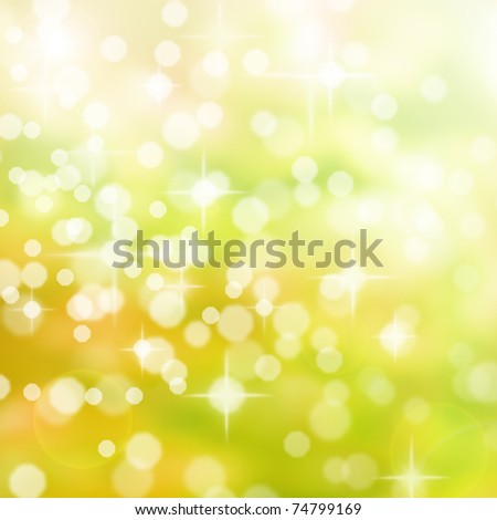 Beautiful background for spring with stars