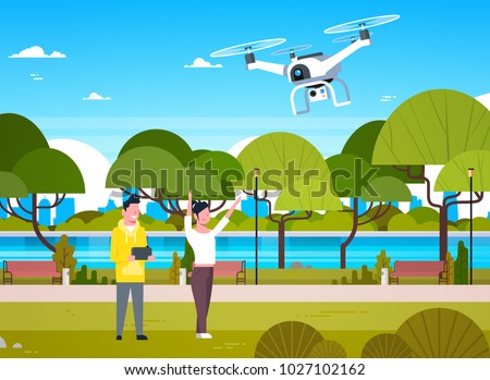 Similar – Image, Stock Photo quadrocopter Lifestyle