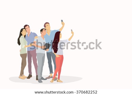 Similar – Image, Stock Photo Faceless person taking photo of Hispanic woman