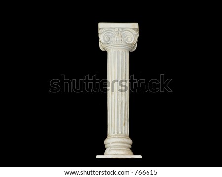White Roman Column