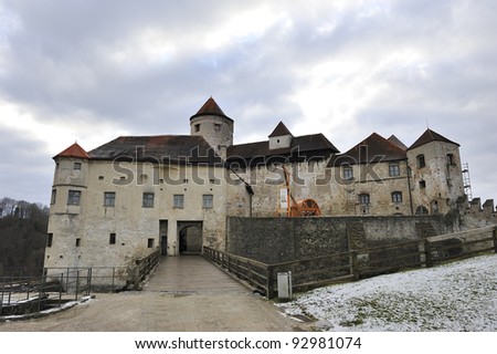 Castle gate of Burghausen Bavaria, Germany