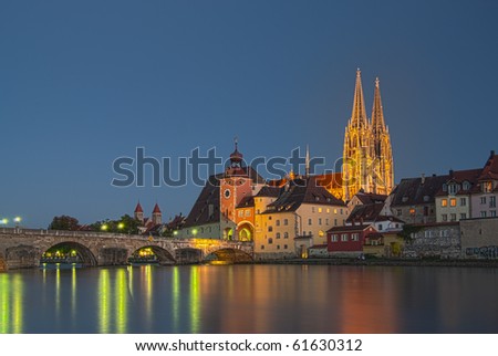 Similar – Image, Stock Photo university Danube River