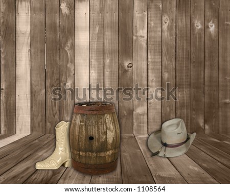 Country Western Stage  Background Photo Prop (Insert Your Client!)