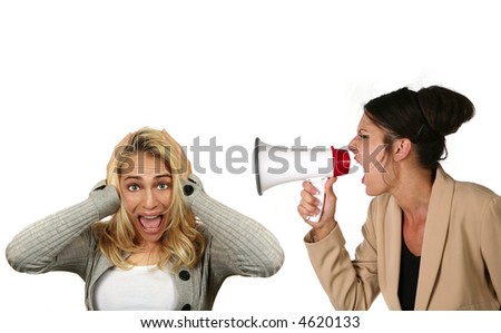 Corporate Woman Screaming And Demeaning Her Subordinate While She ...