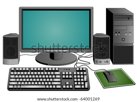 computer set  (vector)