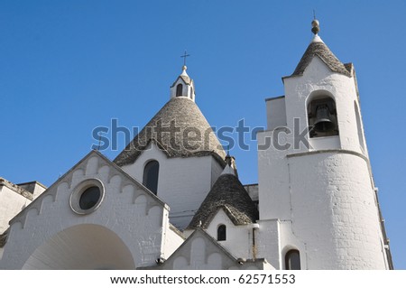 St. Antonio Trullo Church. Alberobello. Apulia.
