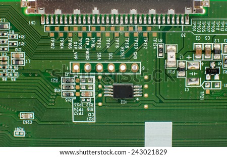Printed-circuit board- It is photographed by close up