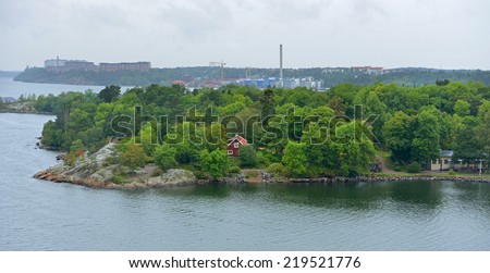 Stockholm archipelago is largest archipelago in Sweden, and second-largest archipelago in Baltic Sea. Archipelago extends from Stockholm roughly 60 kilometres (37 mi) to east
