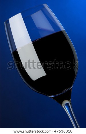 a glass of red wine detail diagonal
