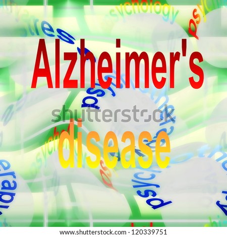 Concept  Alzheimer\'s disease, Dementia (Alzheimer)