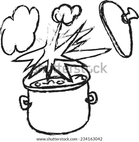 doodle cooking pot and explosions