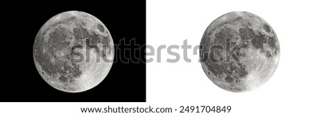 Similar – Foto Bild Full moon in the sky of Germany