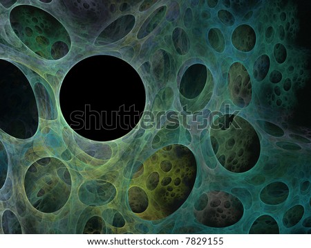 cell organic like fractal that looks like some type of living organisms