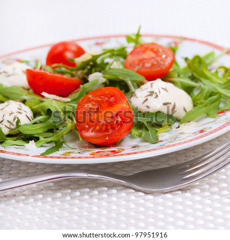 Food - plate with italian salad