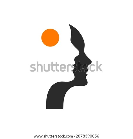 Similar – Image, Stock Photo Two heads with face mask