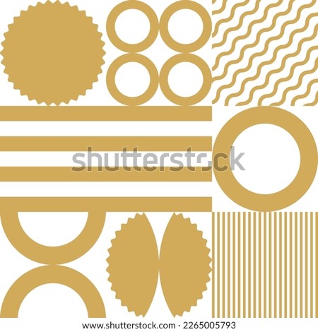Pasta geometric seamless pattern. Pasta abstract vector background