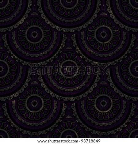 raster version  seamless grungy background with eastern circle pattern