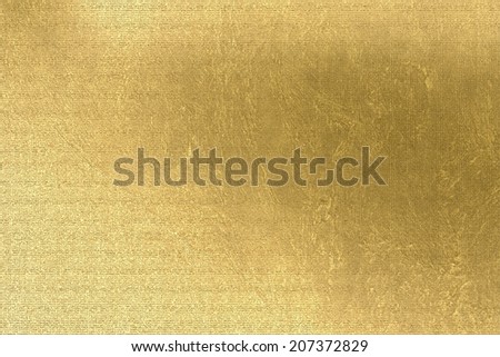 Gold metallic background, brown paper, linen texture, bright festive and business backdrop