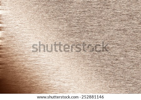 Copper foil, metallic background, fabric texture, bright festive background