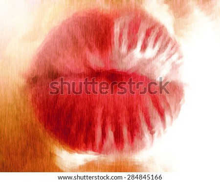 Sensual female lips. Woman pouting lips with nude pink lipstick. Makeup and beauty.