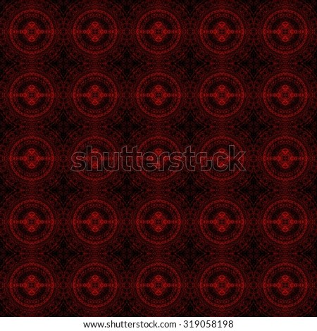 Oriental red and black seamless pattern. Royal luxury texture for textile wallpapers, advertisement, page fill, book covers etc. Vivid bohemian fabric