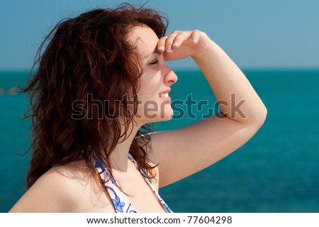 Woman Watching the Sea