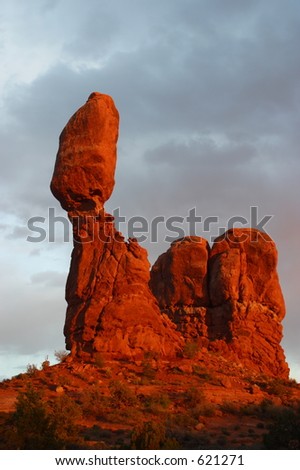 Balanced Rock Sunset