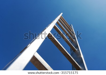 Similar – Image, Stock Photo Sky ladder