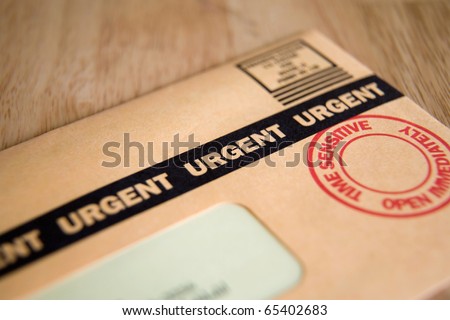Urgent, Time Sensitive, Junk mail or bill