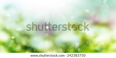 The abstract beautiful spring nature background