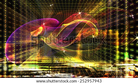 Cosmic abstract digital background.Science background.Internet technologies concept