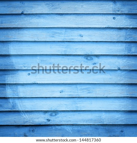 blue painted wooden planks side by side
