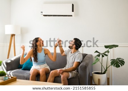 Similar – Image, Stock Photo cooling down Couch