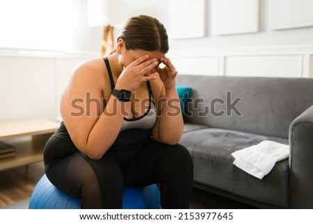 Similar – Image, Stock Photo I hate sports! Sports