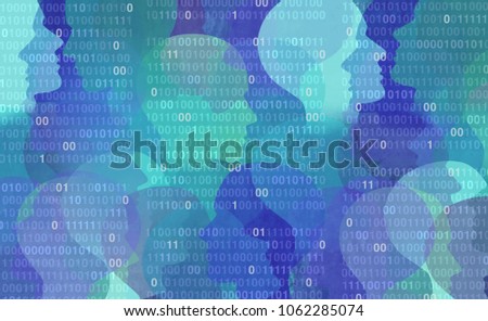 User data privacy as an abstract personal private information security technology as a social media and public profile sharing of lifestyle activities in a 3D illustration style. Foto d'archivio © 