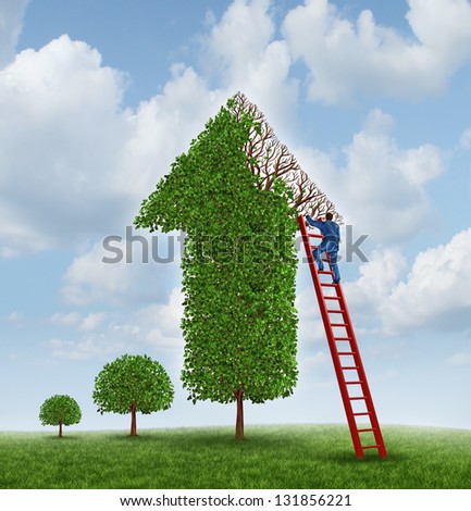 Image, Stock Photo Branch Manager Ladder