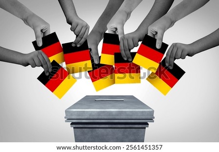Similar – Image, Stock Photo election campaign Berlin