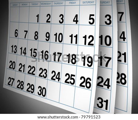 Open important date circled on a daily month calendar with a red mark representing planning and strategy for family and business events.