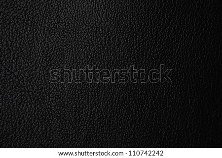 Closeup of seamless black  leather texture