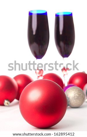 goblet, wine, spirits for Christmas Valentine\'s Day