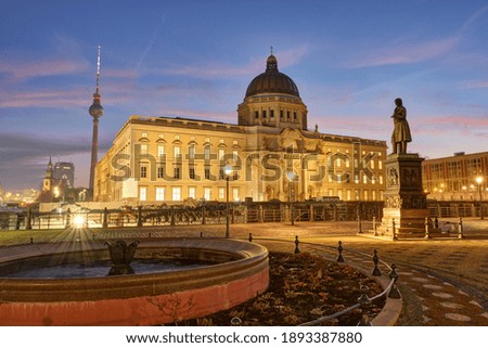 Similar – Image, Stock Photo Berlin | Humboldt Forum | Berlin Palace