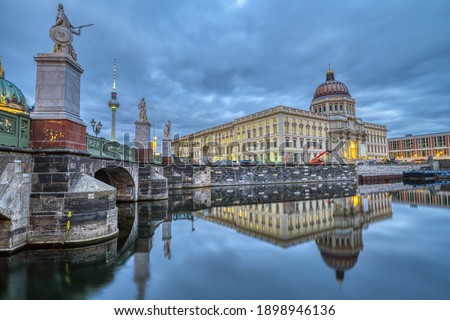 Similar – Image, Stock Photo Humboldt Forum and Berlin Cathedral